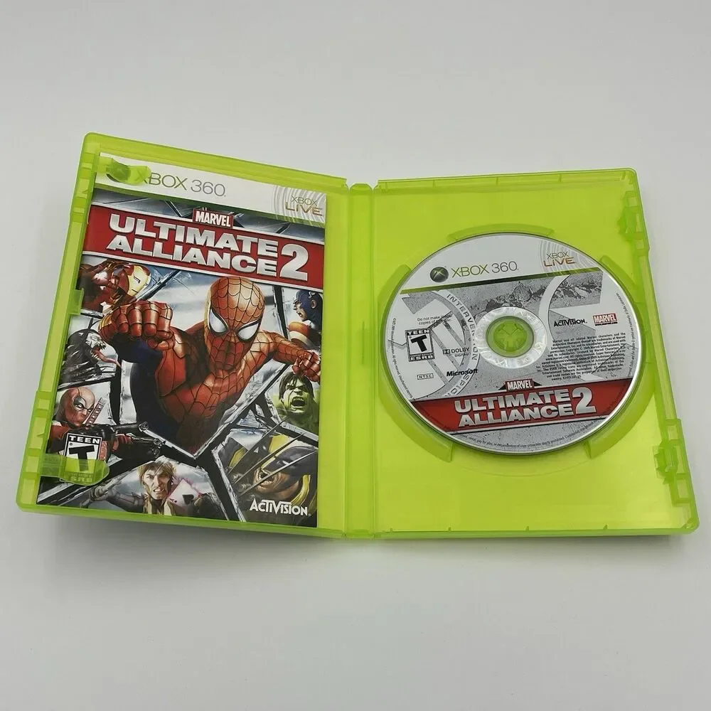 Marvel: Ultimate Alliance 2 (Xbox 360) Complete CIB W/ Manual Tested NEAR MINT